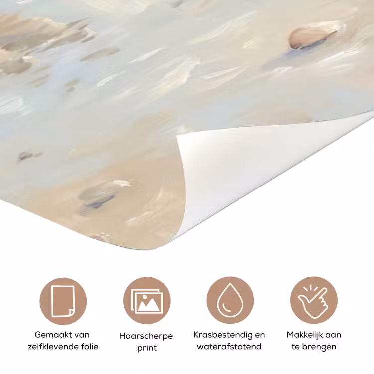 Deursticker - Vogels - Strand - Zee — 3