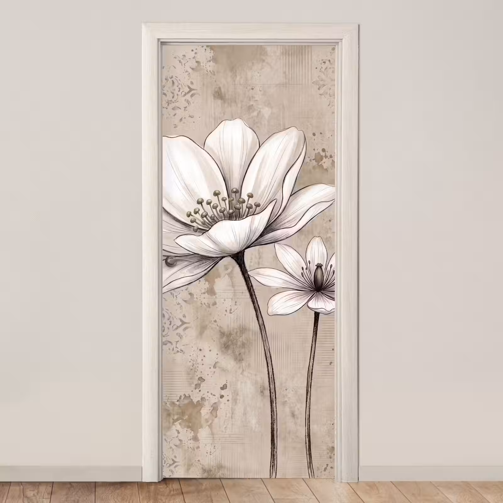 Deursticker - Modern - Design - Wit — 1