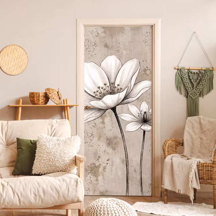 Deursticker - Modern - Design - Wit — 4