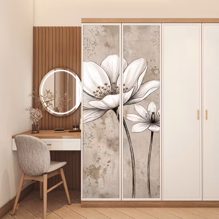 Deursticker - Modern - Design - Wit — 5