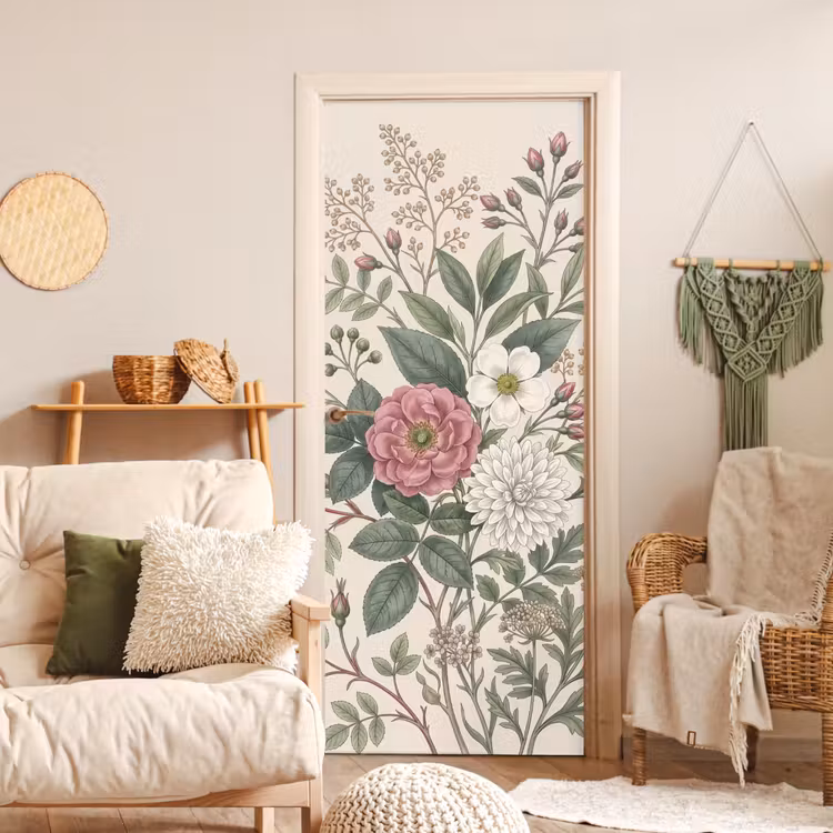 Deursticker - Romantisch - Design - Kleurrijk — 4