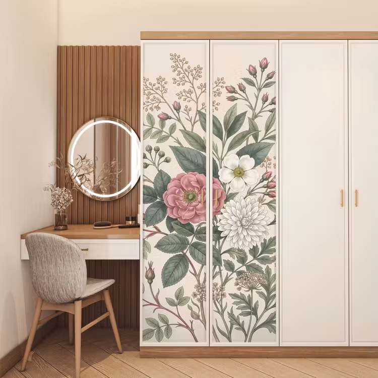 Deursticker - Romantisch - Design - Kleurrijk — 5