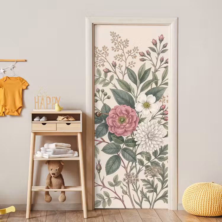 Deursticker - Romantisch - Design - Kleurrijk — 6
