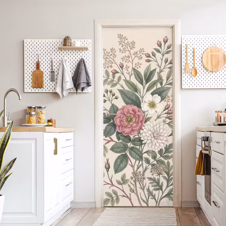 Deursticker - Romantisch - Design - Kleurrijk — 7