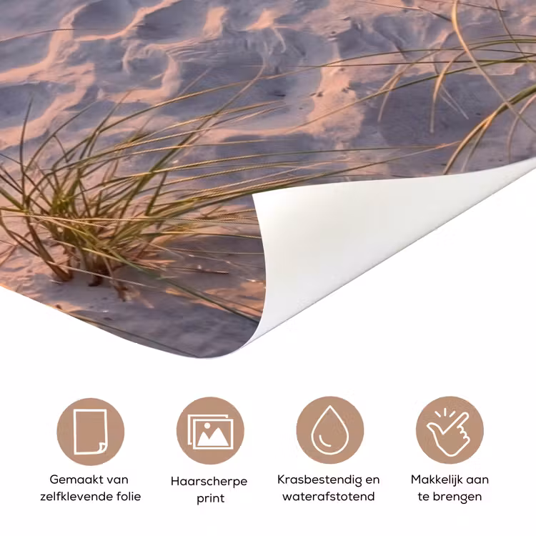 Deursticker - Strand - Zonsondergang - Natuur - Landschap — 3