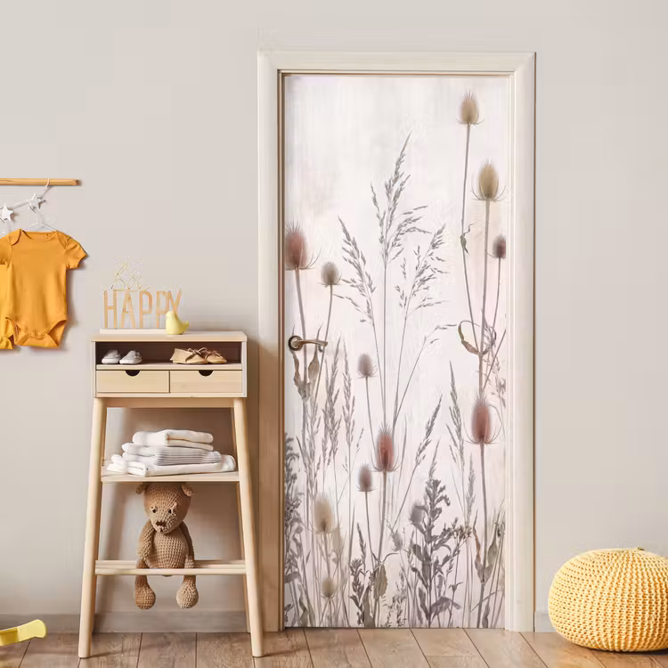 Deursticker - Weidebloemen - Design - Sepia — 6