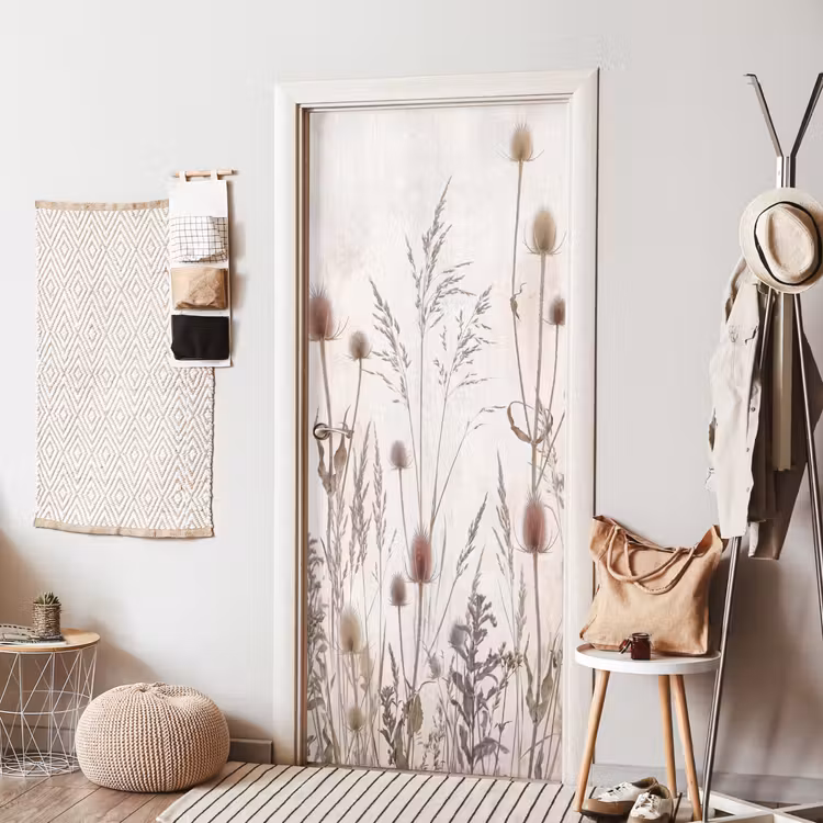 Deursticker - Weidebloemen - Design - Sepia — 8