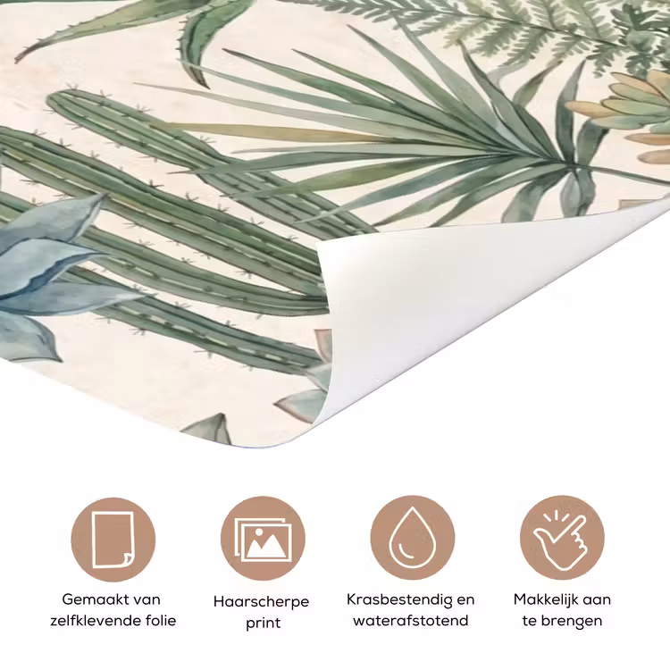 Deursticker - Woestijn - Planten - Groen — 3