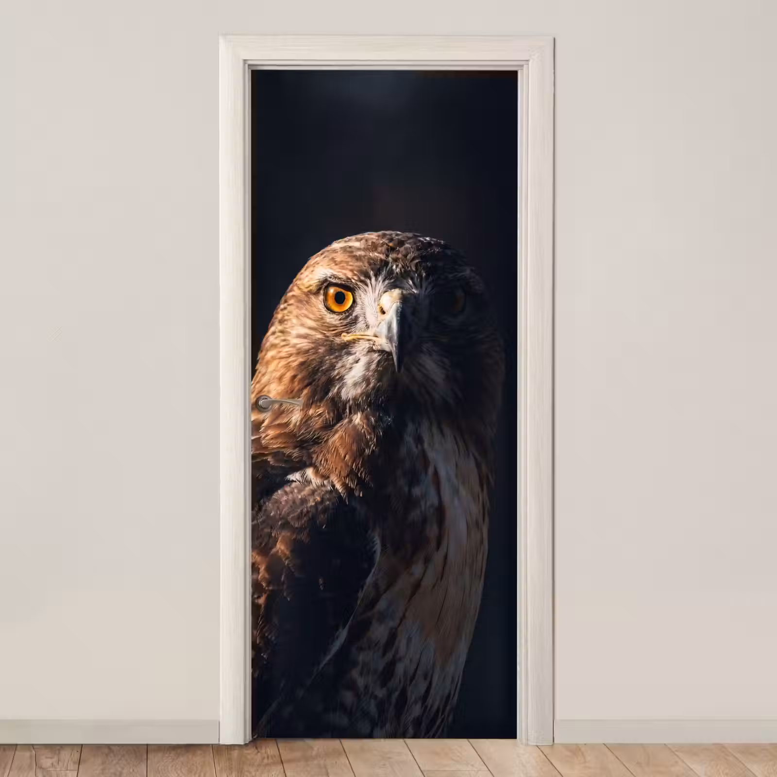 Deursticker - Roofvogel - Buizerd - Bruin — 1