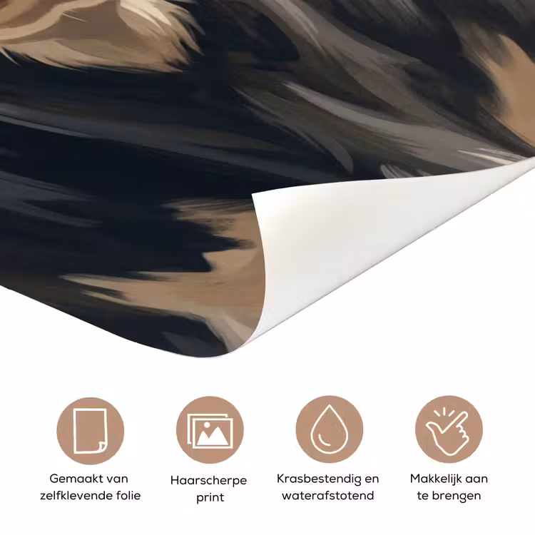 Deursticker - Koe - Portret - Dieren - Modern — 3