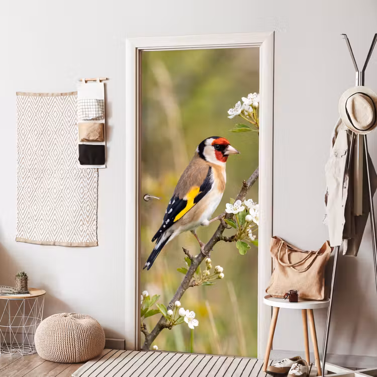 Deursticker - Putter - Bloesem - Lente - Natuur - Kleurrijk — 8