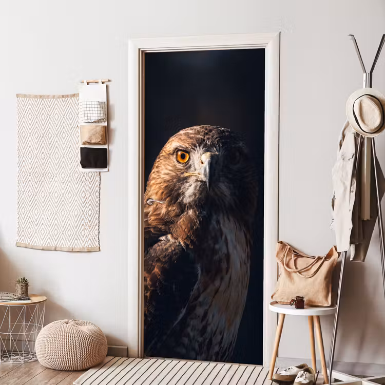 Deursticker - Roofvogel - Buizerd - Bruin — 8