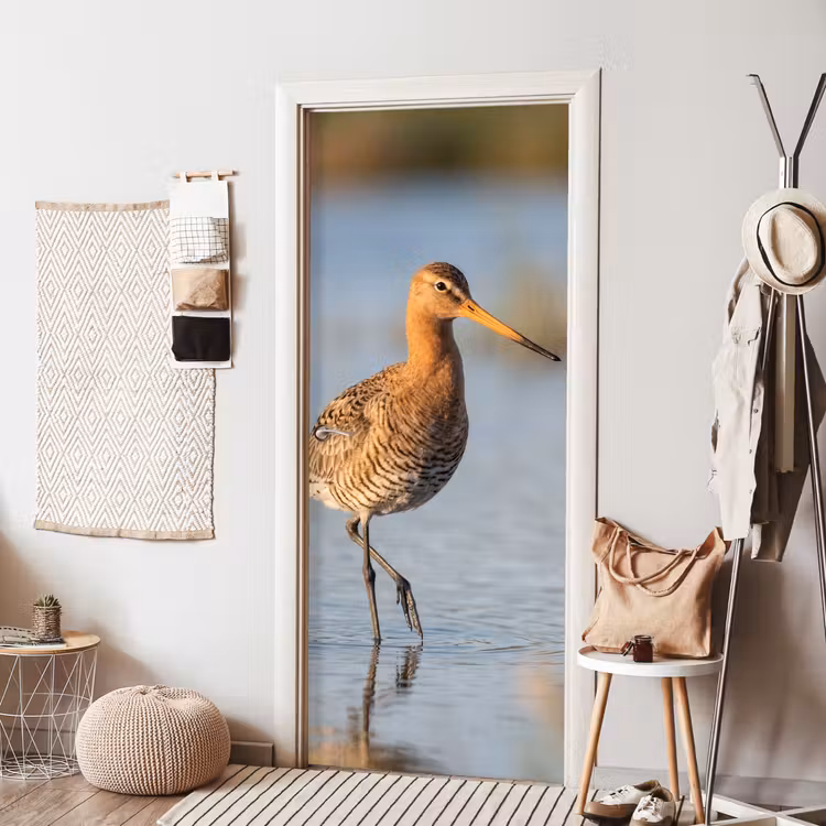 Deursticker - Vogel - Steltloper - Water - Natuur — 8