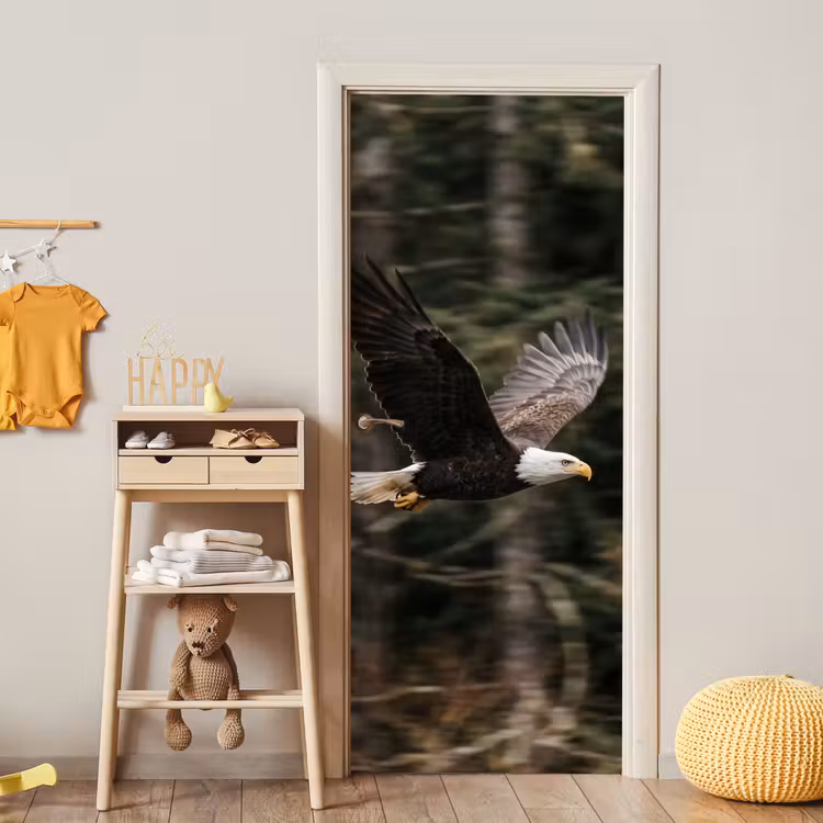 Deursticker - Zeearend - Vliegen - Bos - Natuur — 6