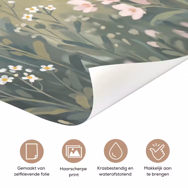 Deursticker - Kolibrie - Illustratie - Kleurrijk — 3