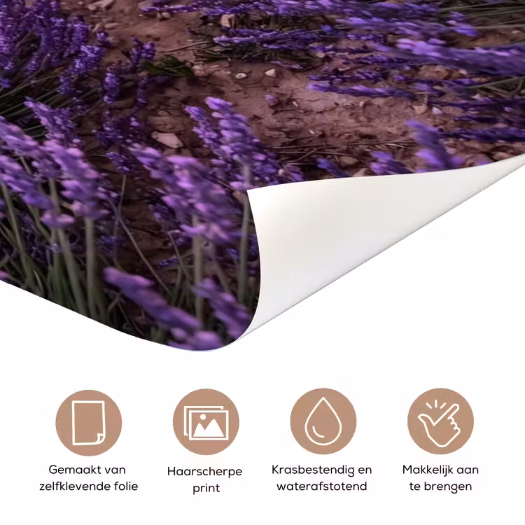 Deursticker - Lavendel - Veld - Natuur - Paars — 3