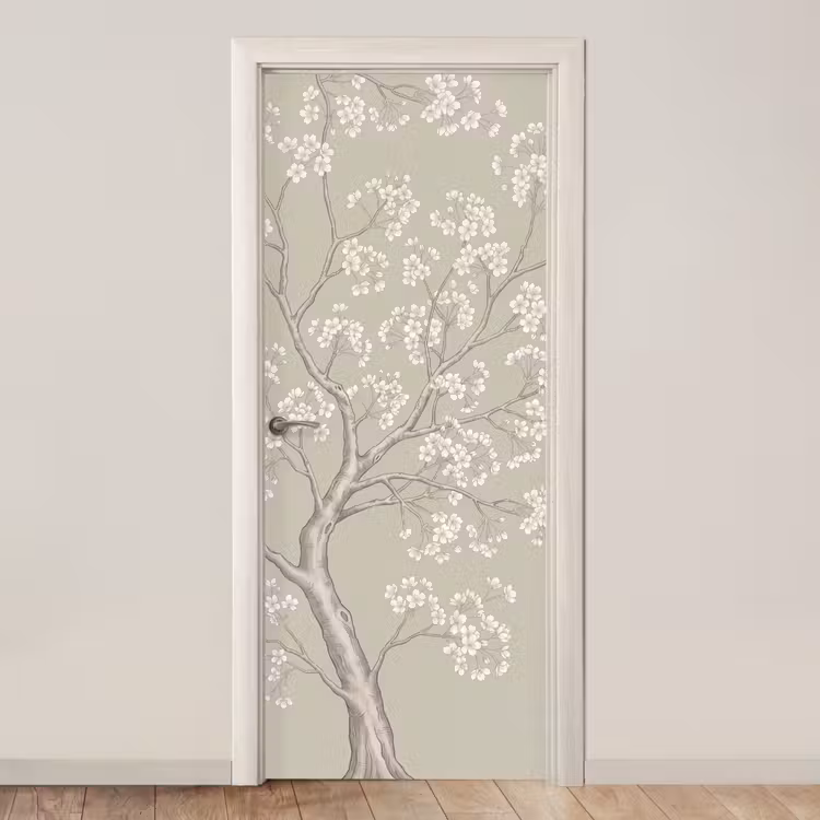 Deursticker - Sereen - Bloesem - Wit — 1
