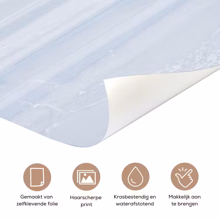 Deursticker - Meer - Dennen - IJs - Winter - Rustgevend — 3