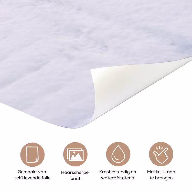 Deursticker - Steiger - Meer - Mist - Winter - Serene — 3