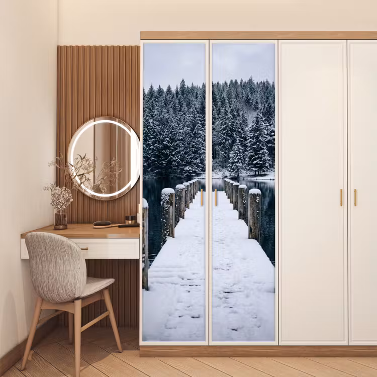 Deursticker - Steiger - Meer - Sneeuw - Bergen - Rustgevend — 5