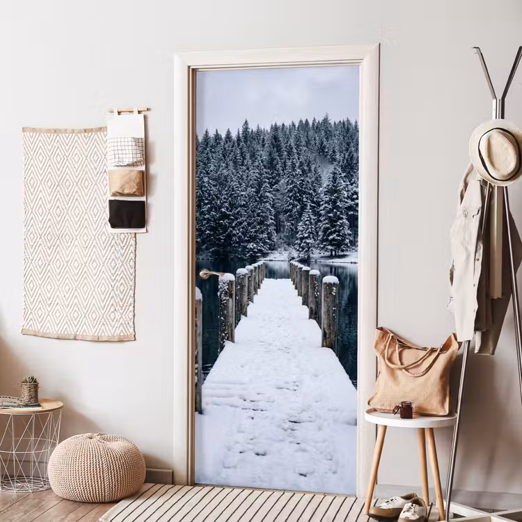 Deursticker - Steiger - Meer - Sneeuw - Bergen - Rustgevend — 8