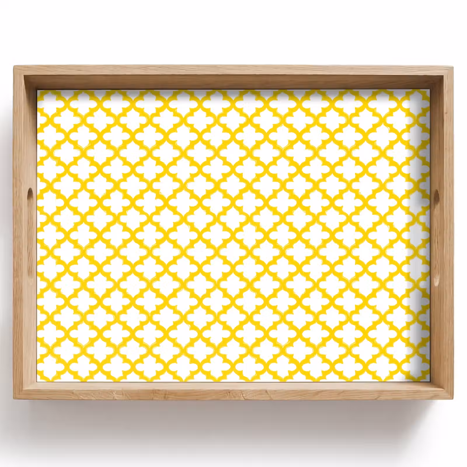 Dienblad - Patroon - Geometrisch - Klassiek - Geel — 1