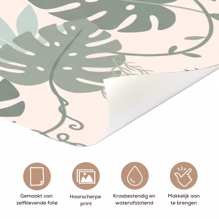 Deursticker - Jungle - Rustiek - Pastel — 3