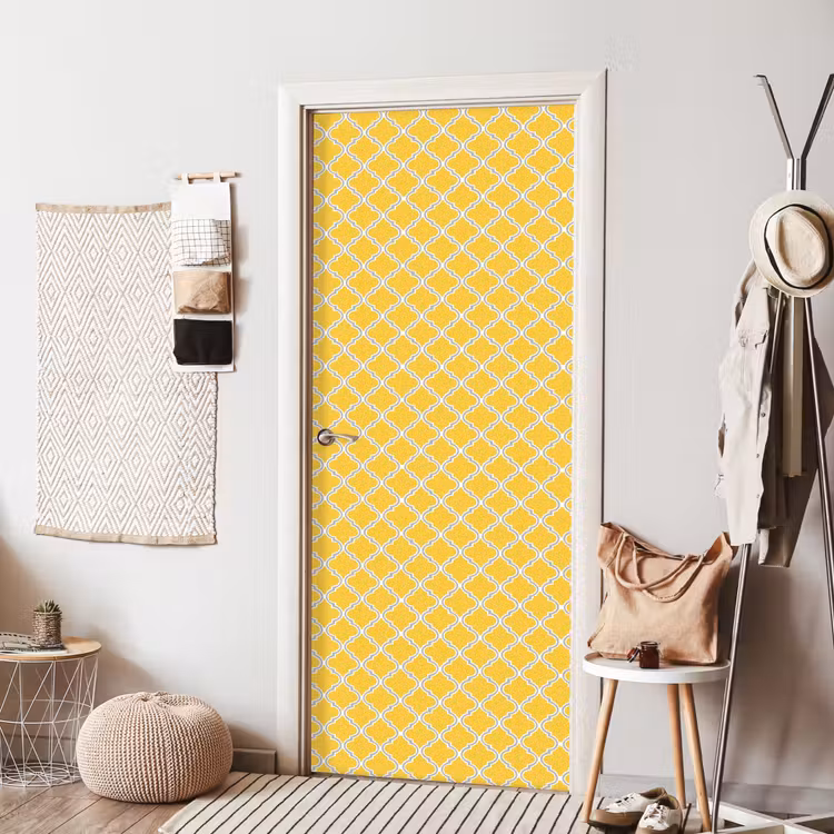 Deursticker - Lantaarn - Arabesk - Elegant - Geel — 8