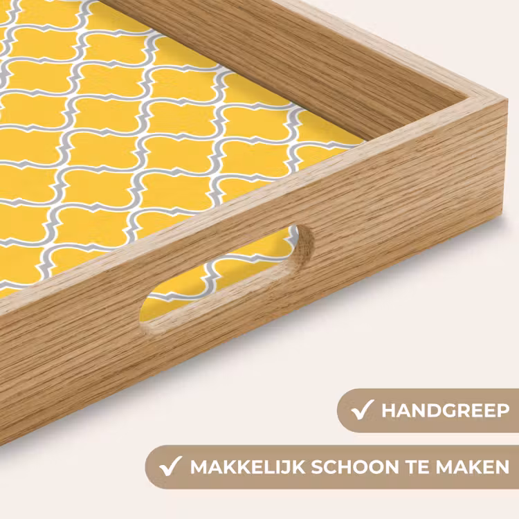 Dienblad - Lantaarn - Arabesk - Elegant - Geel — 5
