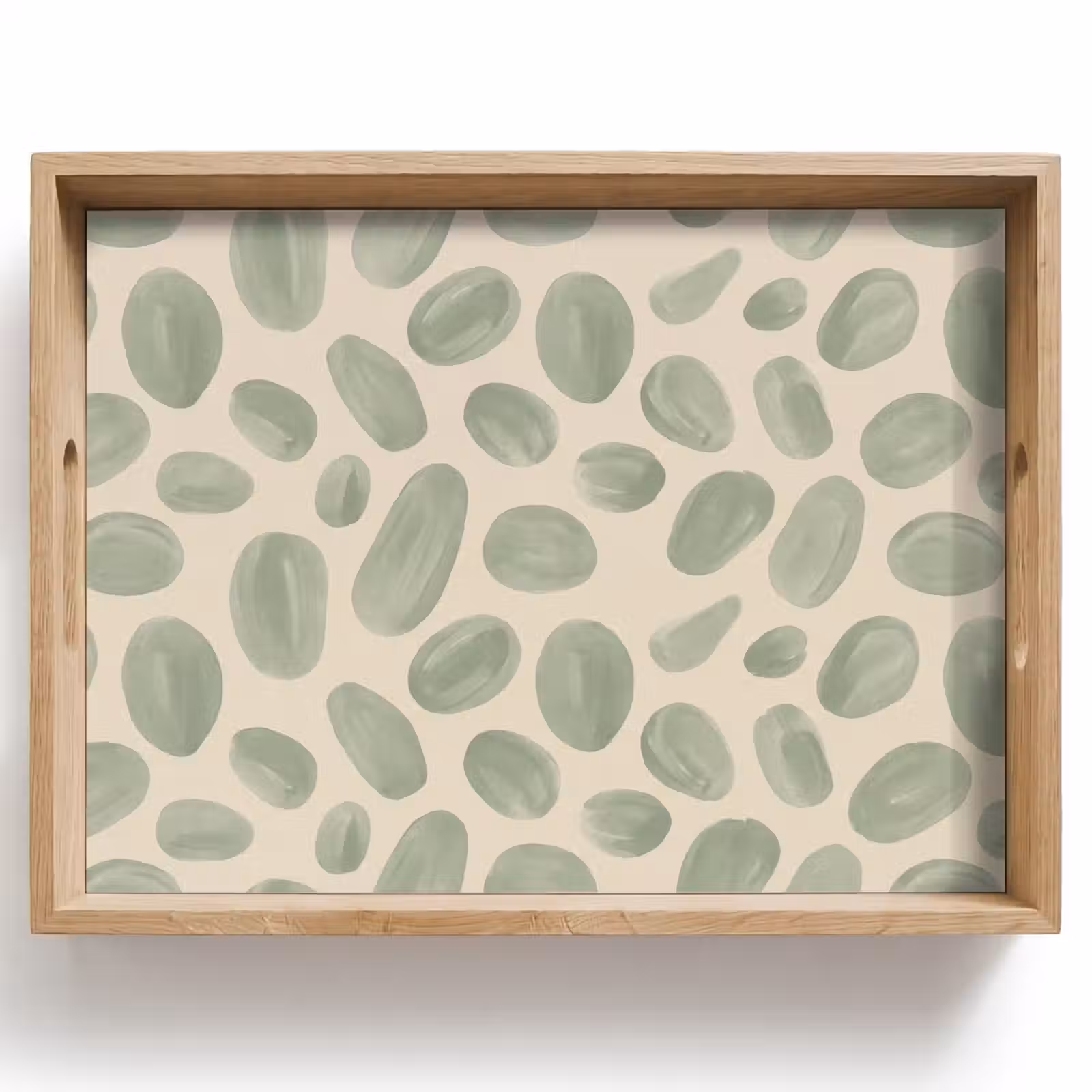 Dienblad - Abstract - Patroon - Organisch - Groen - Modern — 1