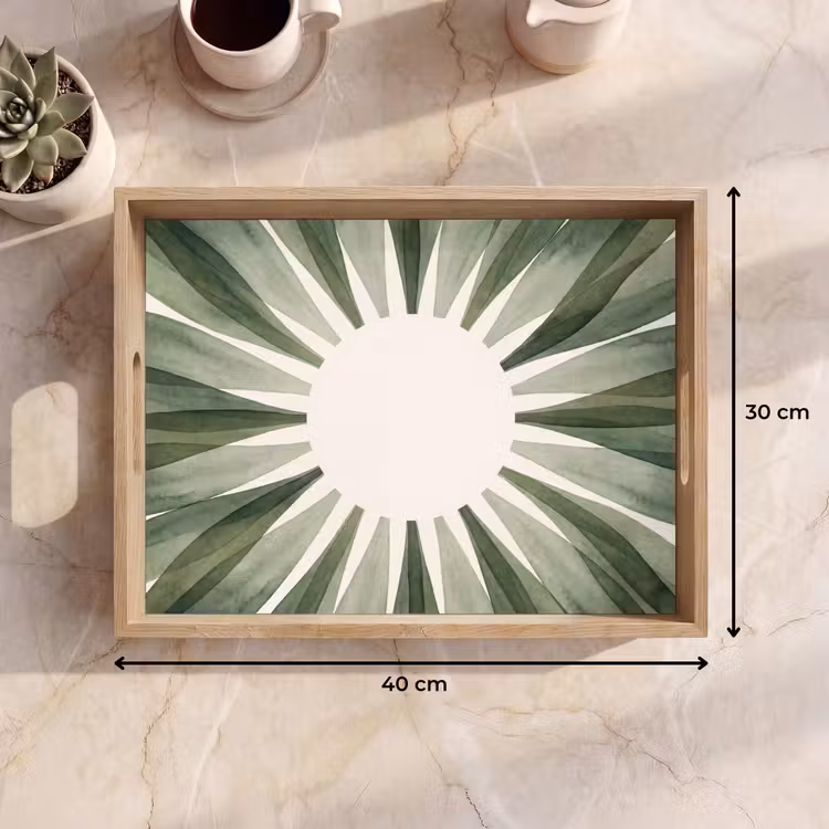 Dienblad - Planten - Abstract - Waterverf - Groen - Natuur — 9