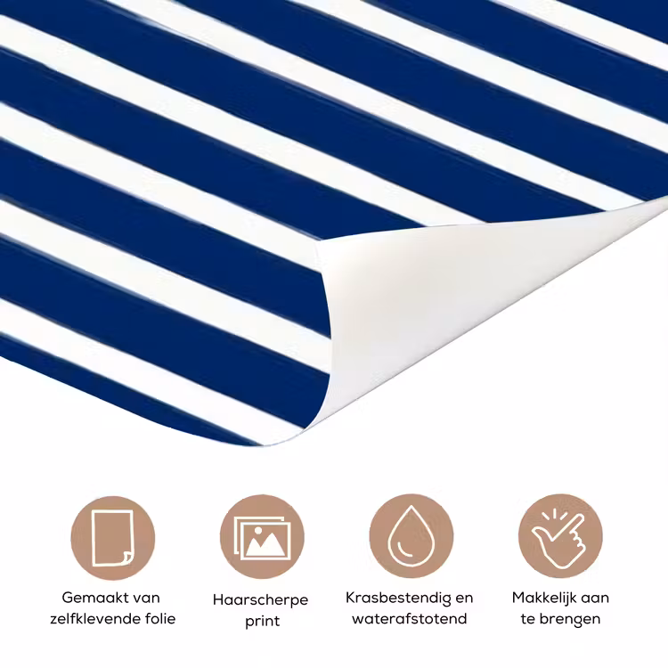 Deursticker - Shorts - Waslijn - Zomer - Illustratie - Rood — 3