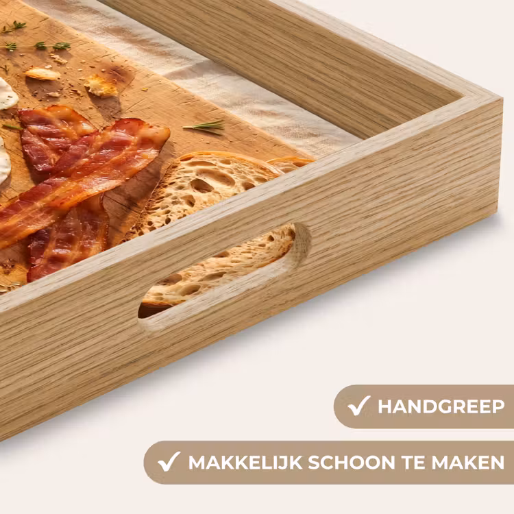 Dienblad - Eten - Ontbijt - Hout - Rustiek - Geel — 5