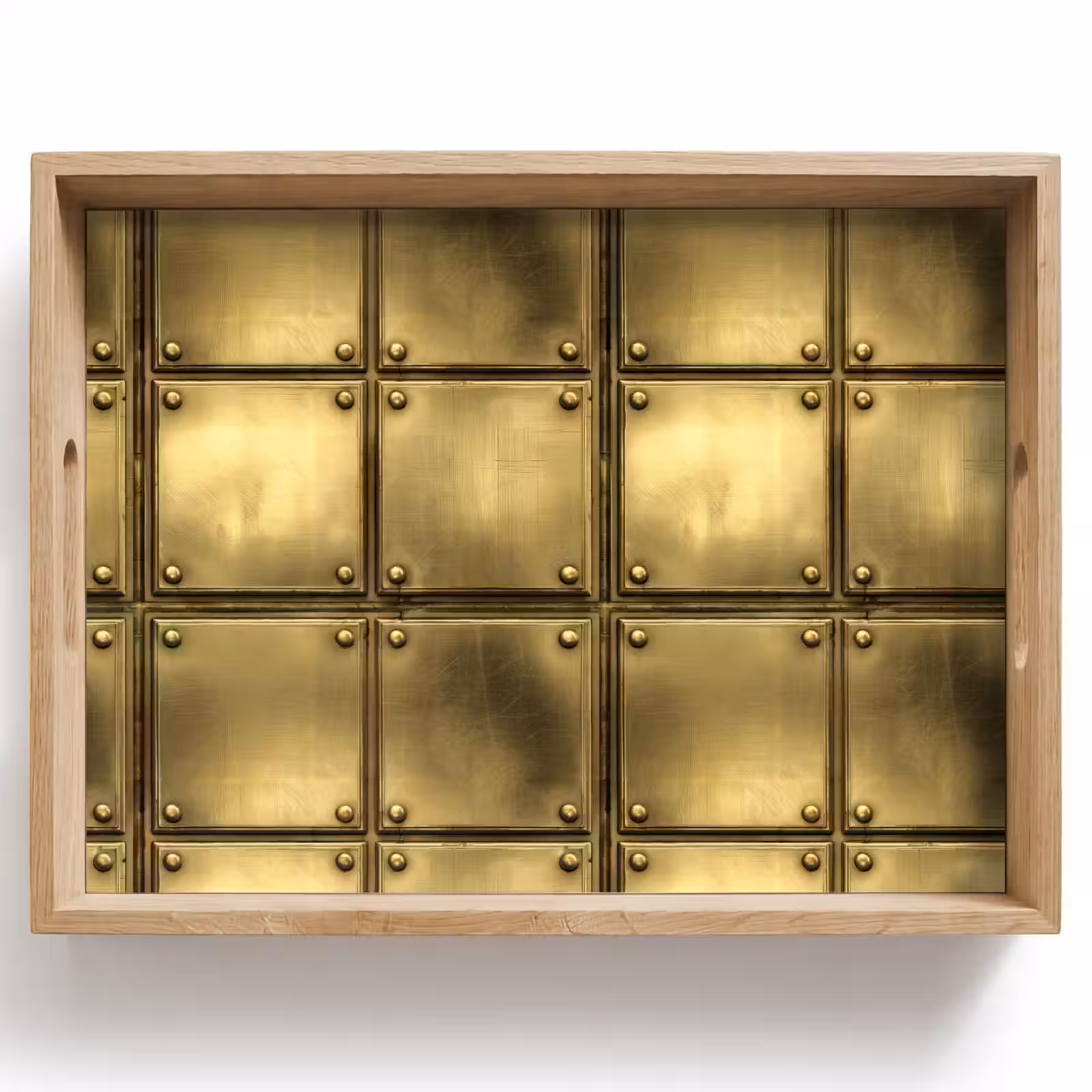 Dienblad - Platen - Industrieel - Stoer - Goud — 1