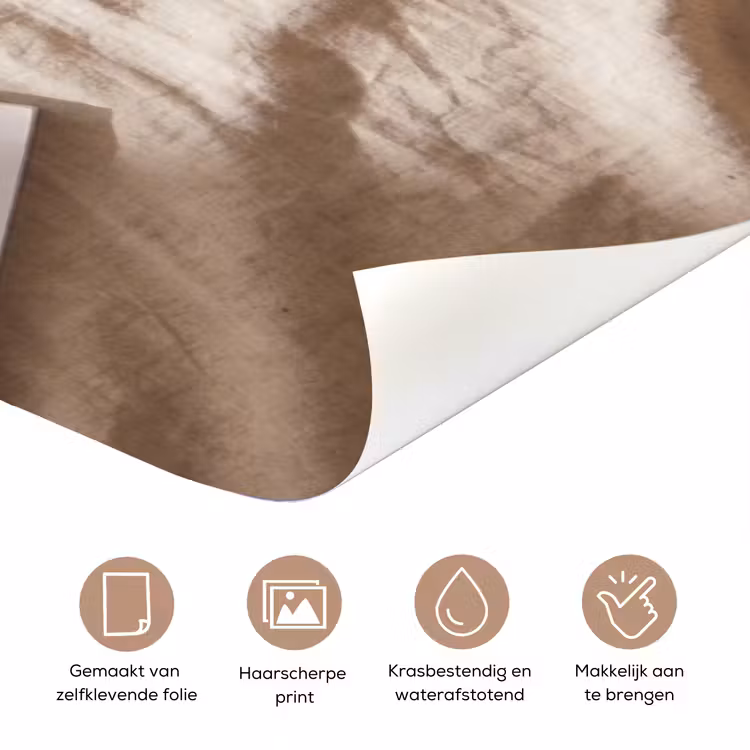 Deursticker - Pannenkoeken - Bessen - Ontbijt - Modern - Beige — 3