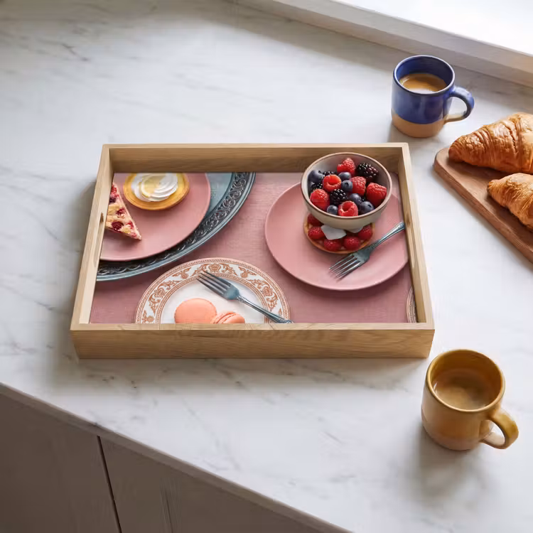Dienblad - Dessert - Taart - Gebak - Zoet - Roze — 4
