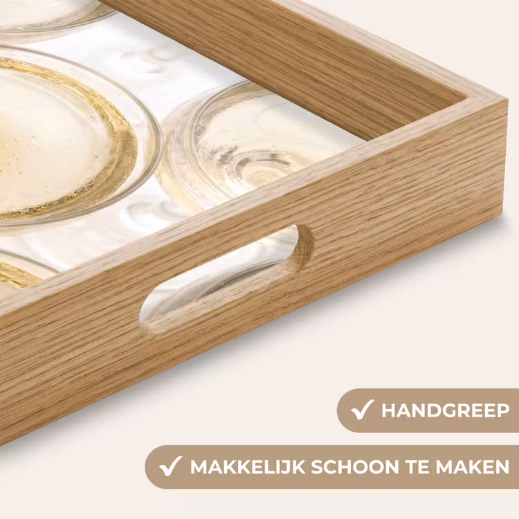 Dienblad - Drank - Glazen - Feest - Goud — 5