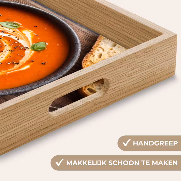 Dienblad - Eten - Soep - Basilicum - Rustiek - Rood — 5