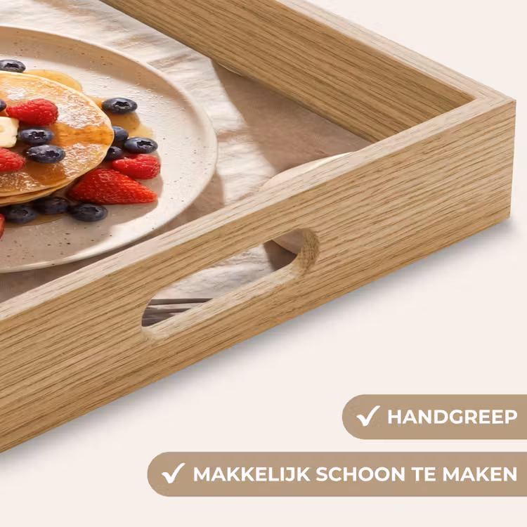 Dienblad - Pannenkoeken - Bessen - Ontbijt - Modern - Beige — 5