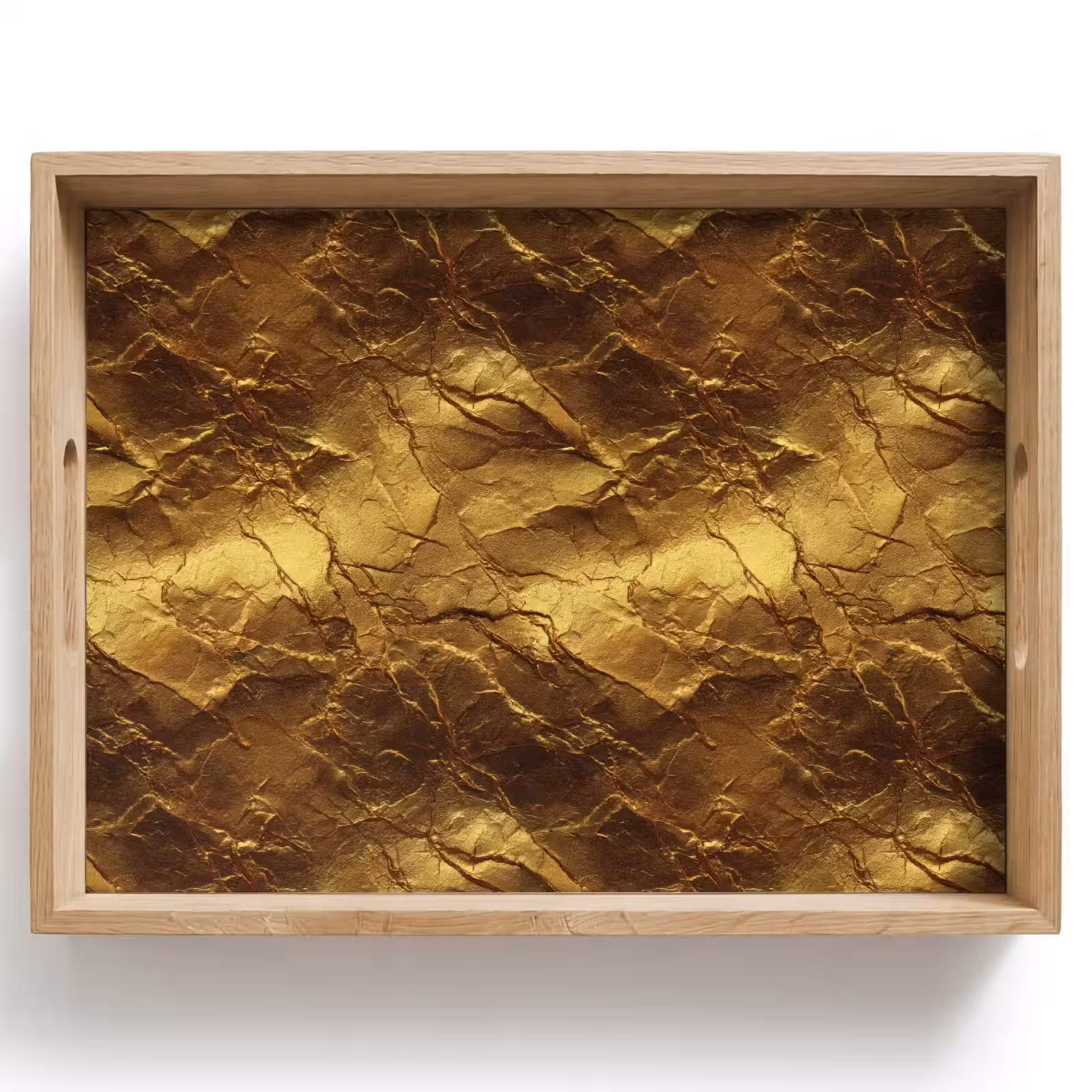 Dienblad - Bladgoud - Textuur - Goud — 1