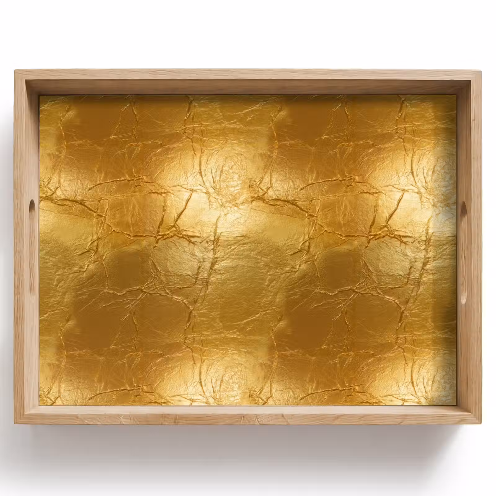 Dienblad - Bladgoud - Vintage - Textuur - Warm Goud — 1