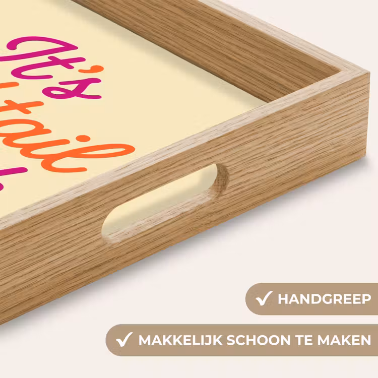 Dienblad - Cocktail O'Clock - Geel - Retro — 5