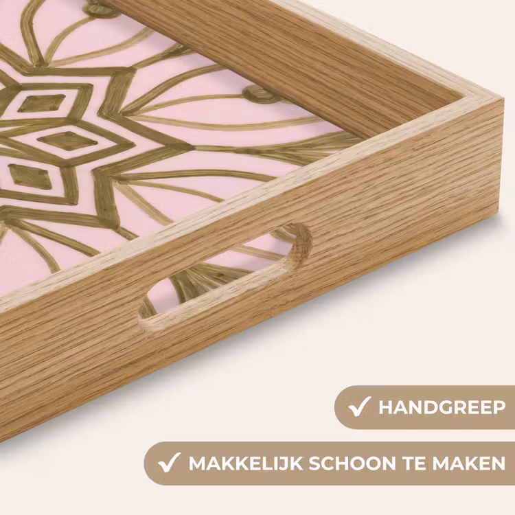 Dienblad - Patroon - Mandala - Decoratie - Abstract - Groen — 5