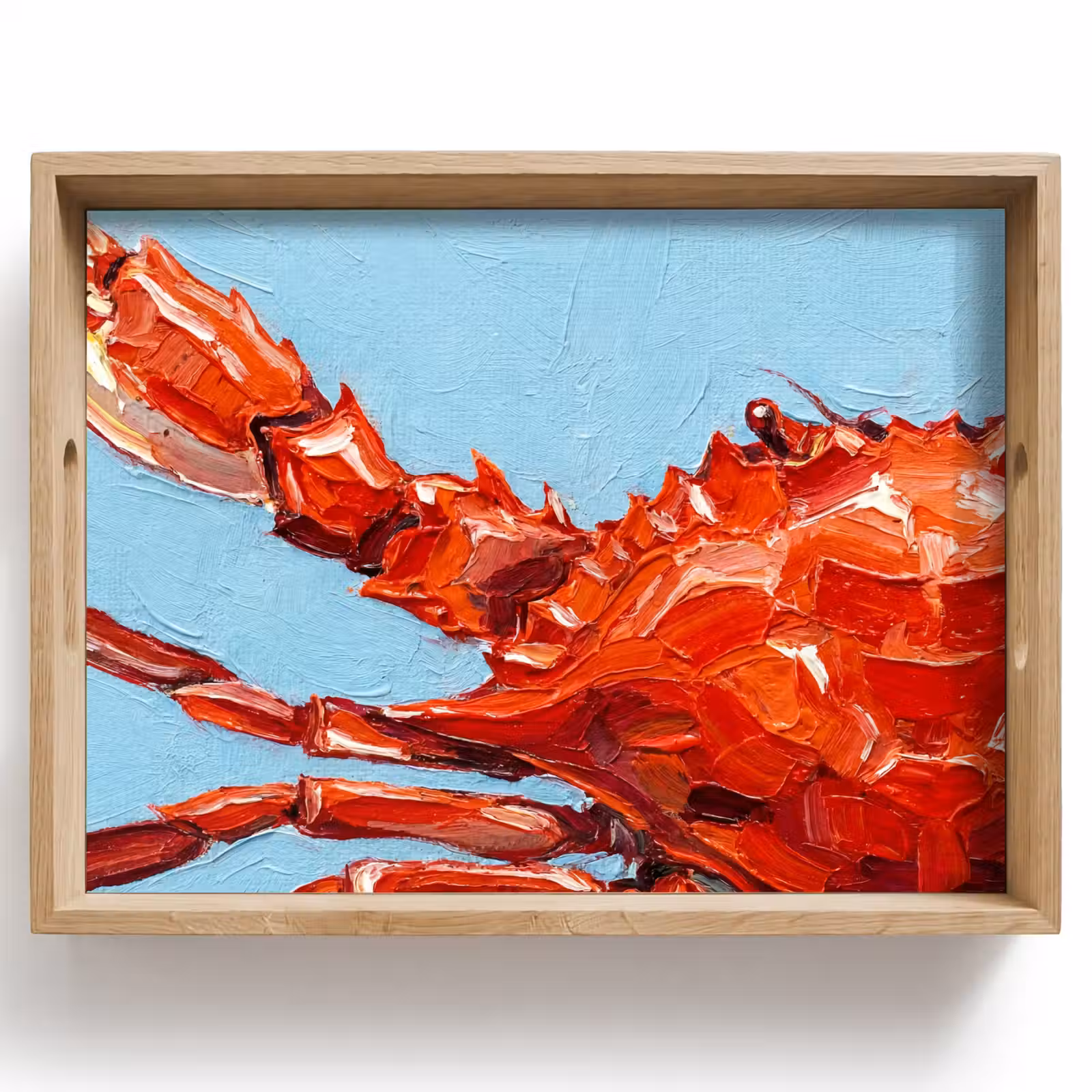 Dienblad - Krab - Zee - Dieren - Abstract - Rood — 1