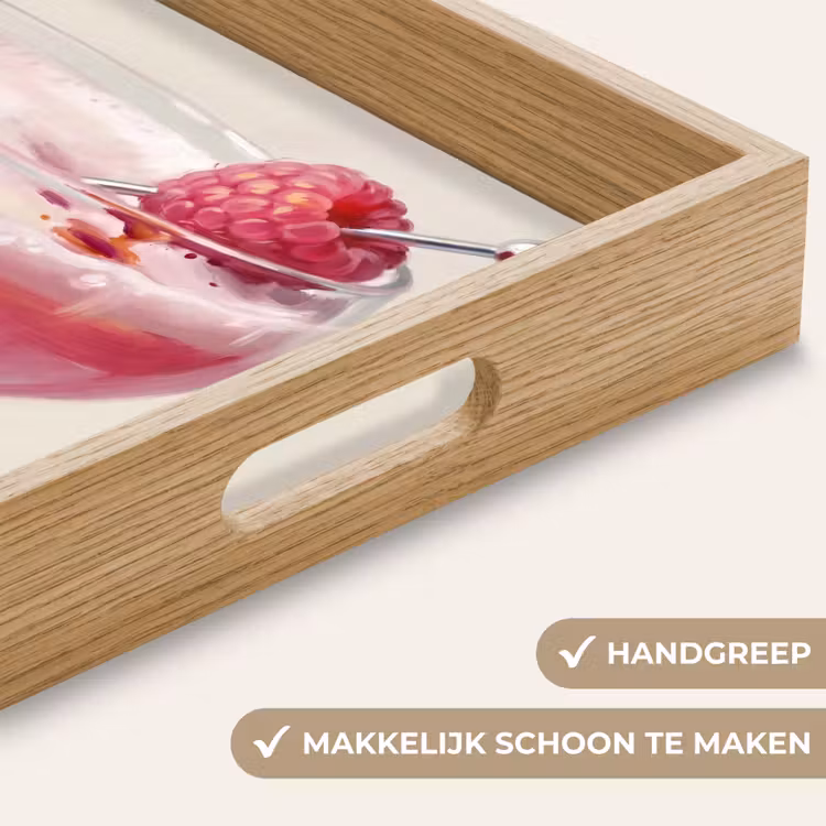 Dienblad - Cocktail - Framboos - Drank - Modern - Roze — 5