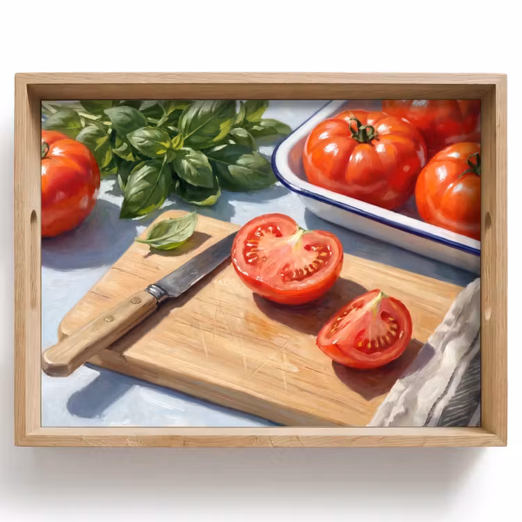 Dienblad - Eten - Keuken - Ingrediënten - Stillleven - Rood — 1