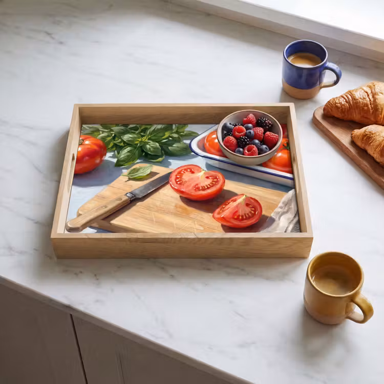 Dienblad - Eten - Keuken - Ingrediënten - Stillleven - Rood — 4