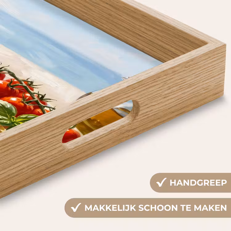 Dienblad - Eten - Middellandse Zee - Natuur - Geschilderd — 5