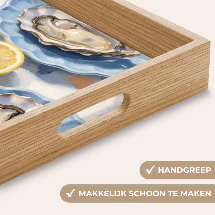 Dienblad - Eten - Oesters - Citroenen - Modern - Geel — 5