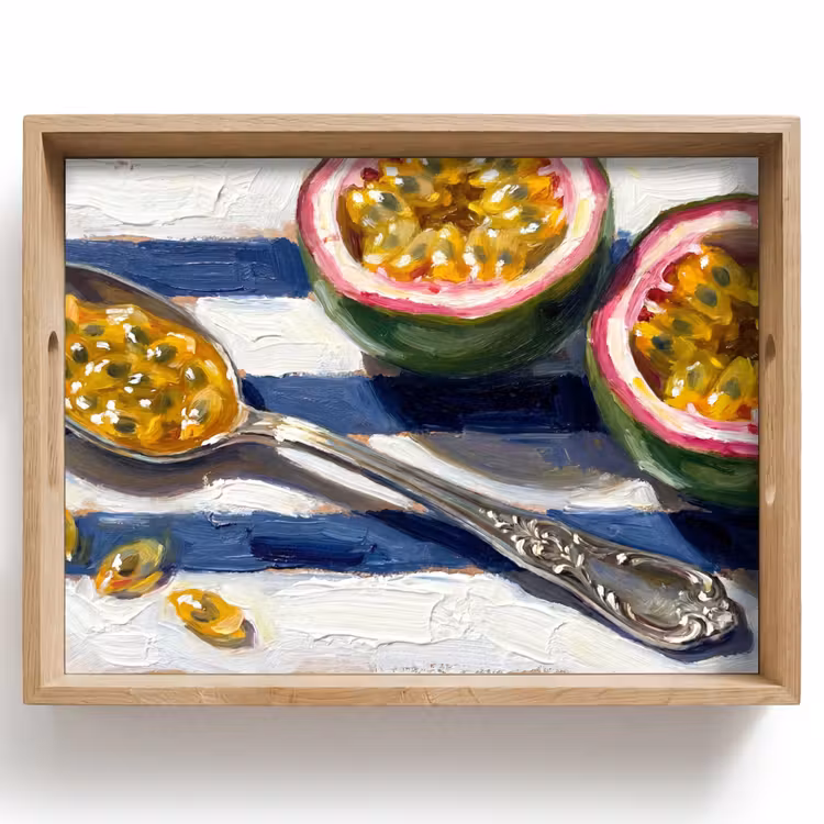Dienblad - Eten - Passievrucht - Tropisch - Modern - Kleurrijk — 1